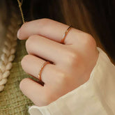 14K/18K Gold Wave Couple Wedding Bands | Lab Diamond Rings | Modern Design