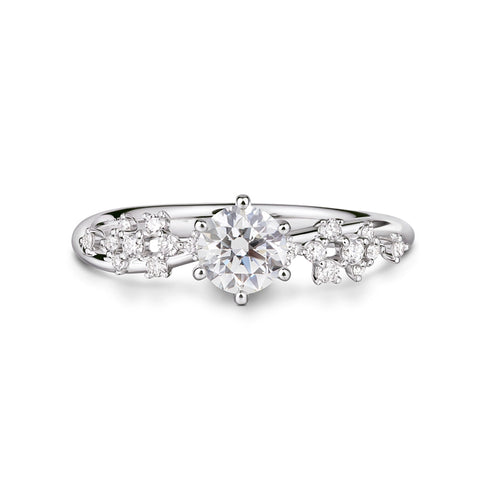 Vine Cluster Lab Grown Diamond Ring